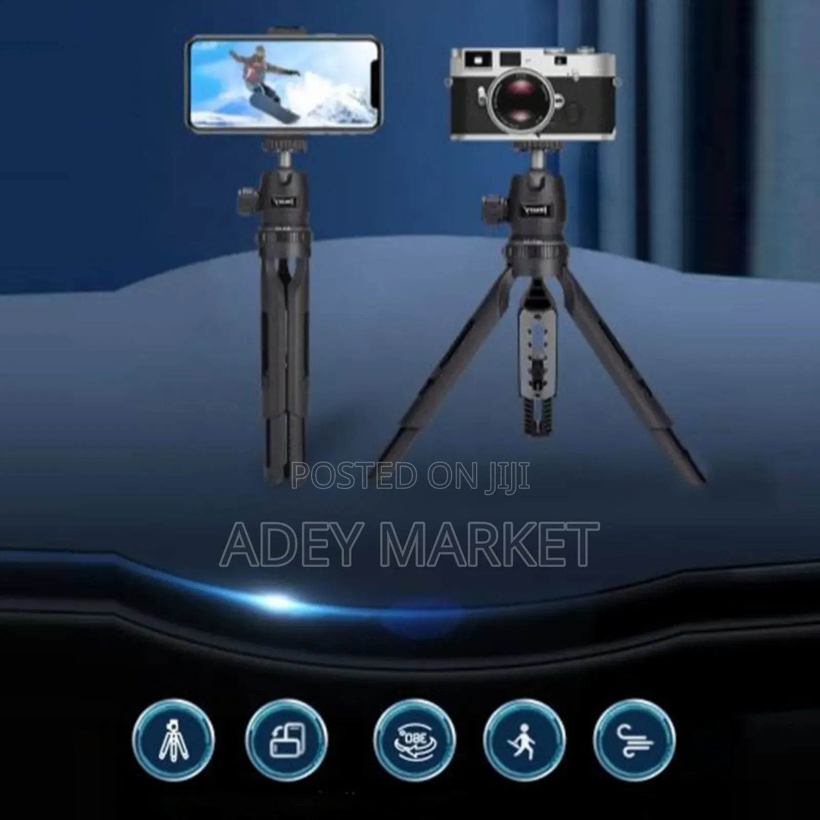 .Jmary Portable Tabletop Tripod.