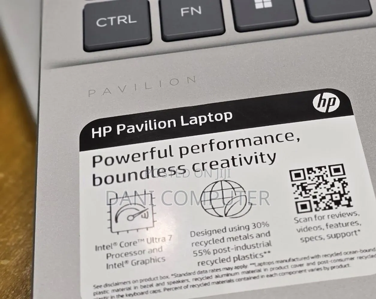 New Laptop HP Pavilion 15 16GB Intel Core Ultra 7 SSD 512GB