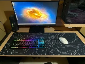 Extra-Large 90x40x0.2cm Contour Themed Mouse Pad - Desk Mat