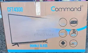Command Tv 43" Smart Android Tv – Double Glass Design