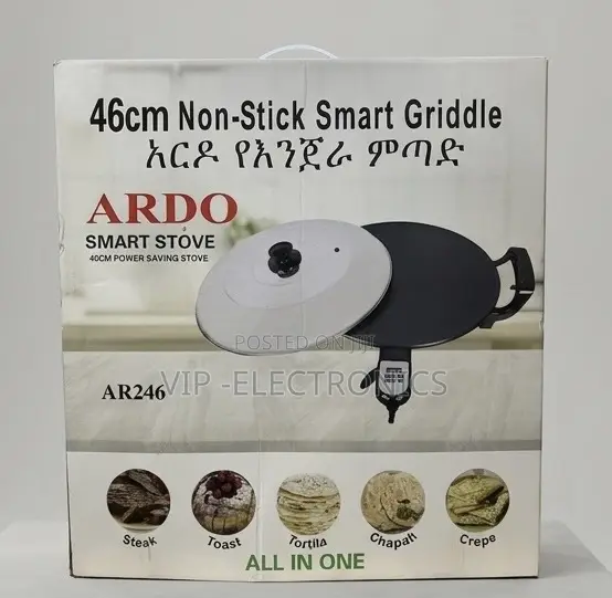 Ardo Injera Metad 46cm Non– Energy-Saving Electric Mitad for Injera,