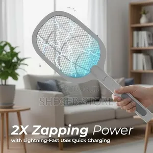Durable Design 2in1 Electric Mosquito Killer 2× Zapping Power