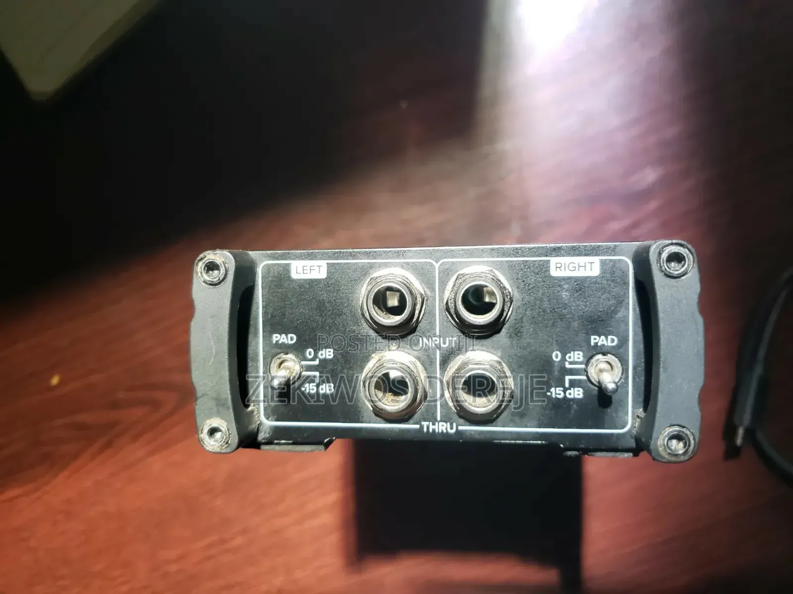Di Box (For Live Sound Systems)