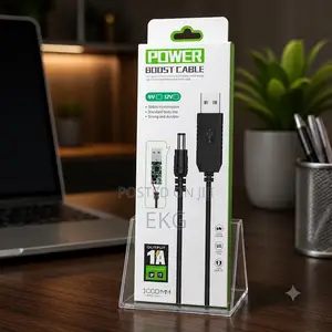 Router Power Boost Cable for Power Bank (5v to 12v/9v)