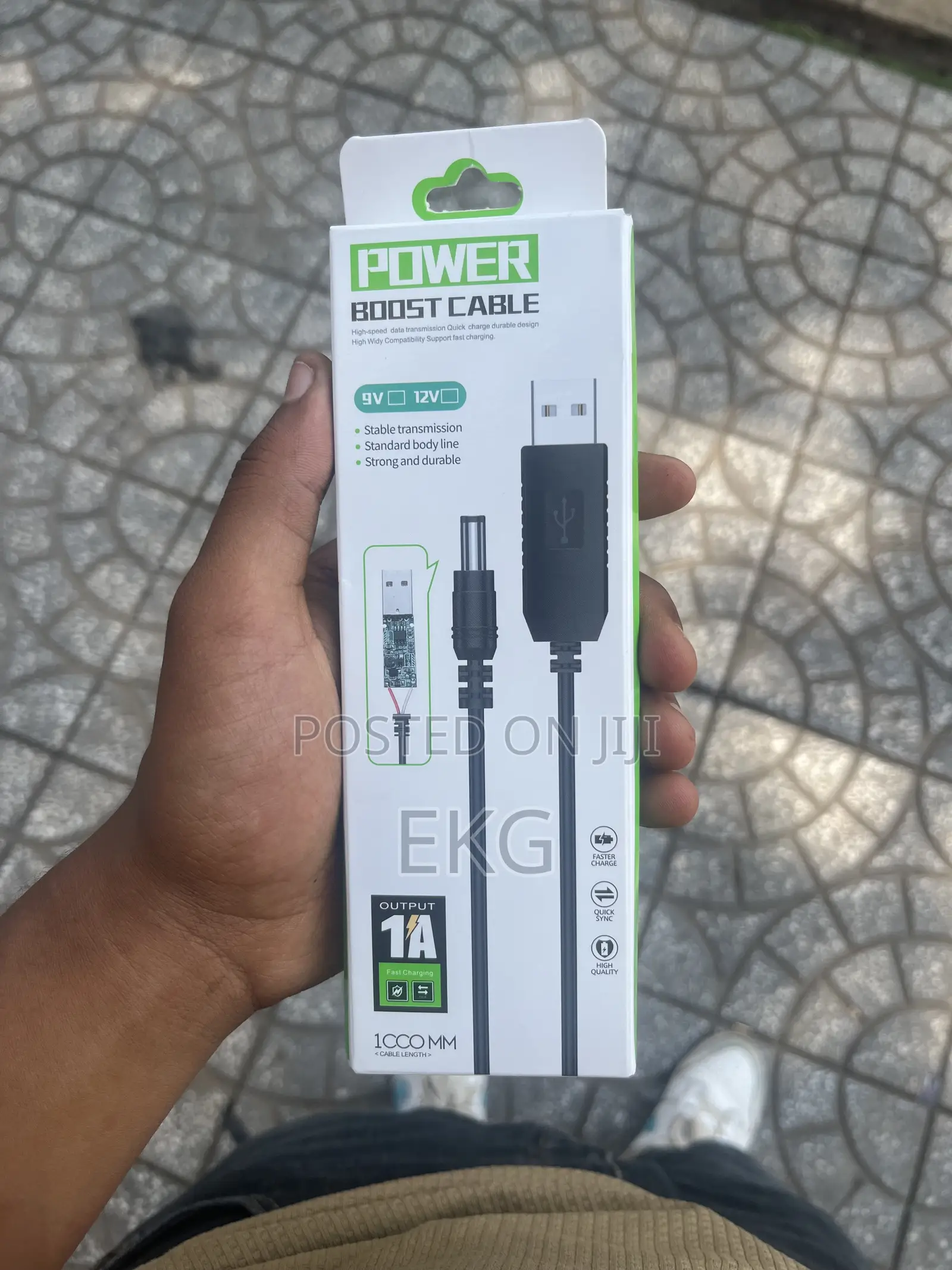 Router Power Boost Cable for Power Bank (5v to 12v/9v)