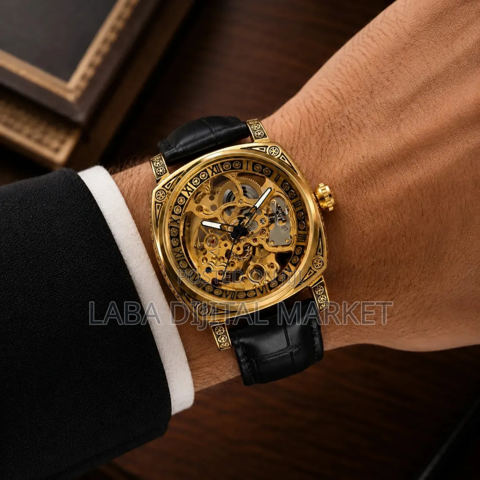 Forsining Vintage Skeleton Automatic Mechanical Watch