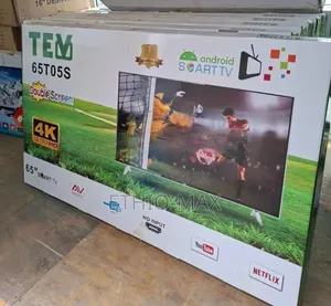 Tev Tv 65" Smart Android Tv Double Glass Tv
