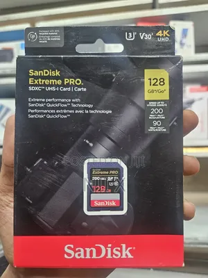 Orginal Sandisk 200mb/S128gb Camera Memory