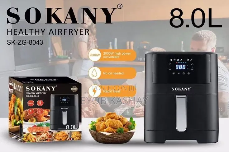 Sokany Healthy Airfryer 8.0l