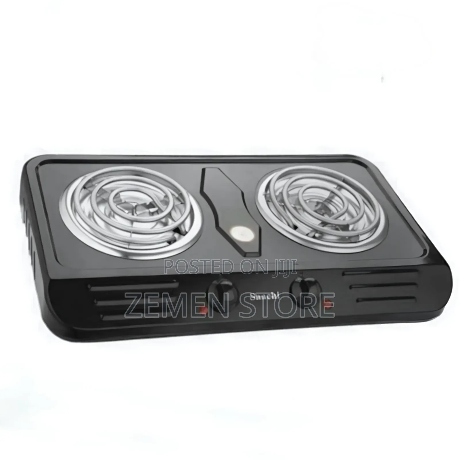Saachi Heavy Duty Double Burner Electric Stove - Large Hot Plate