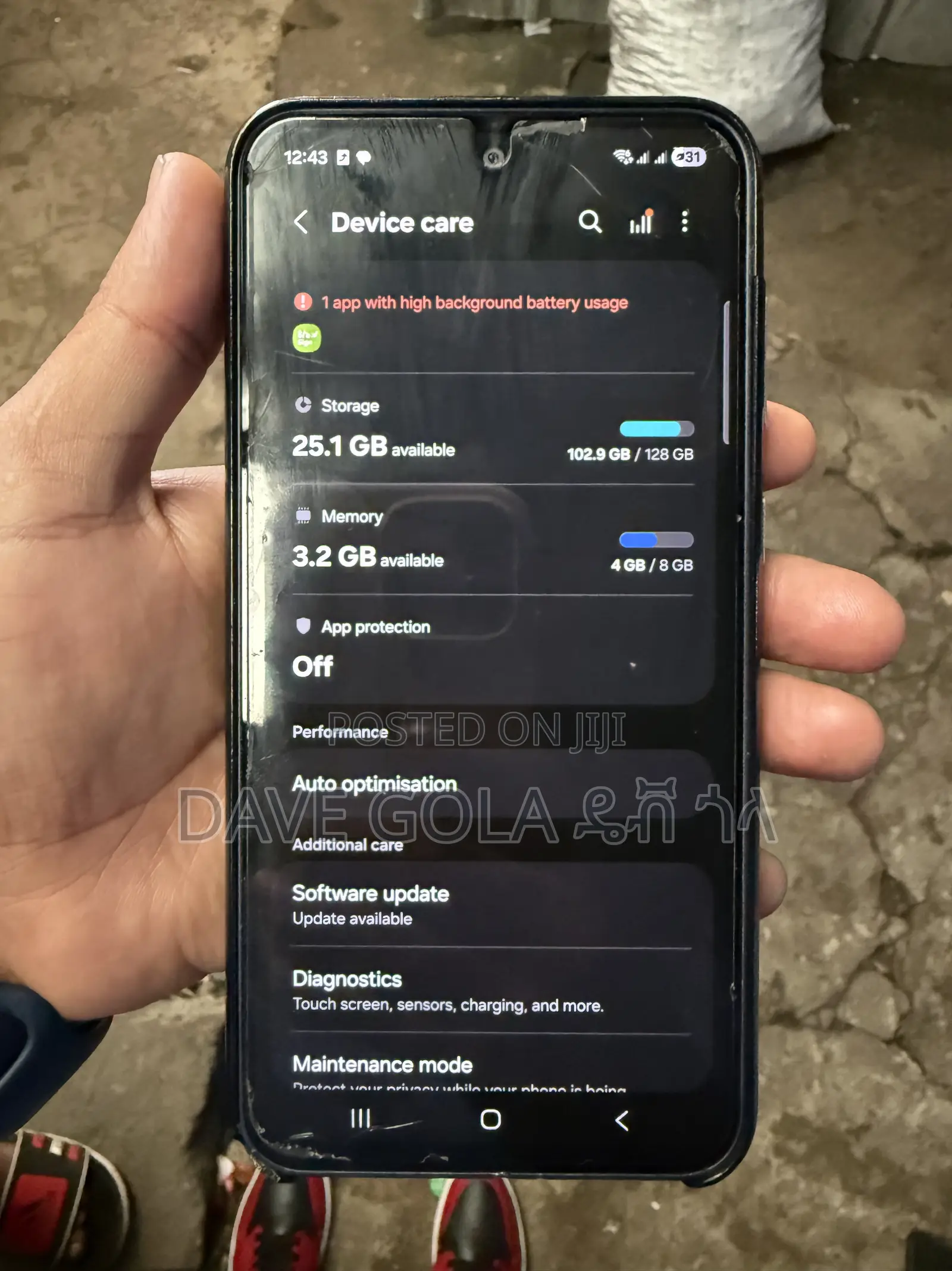 New Samsung Galaxy A35 128 GB Blue