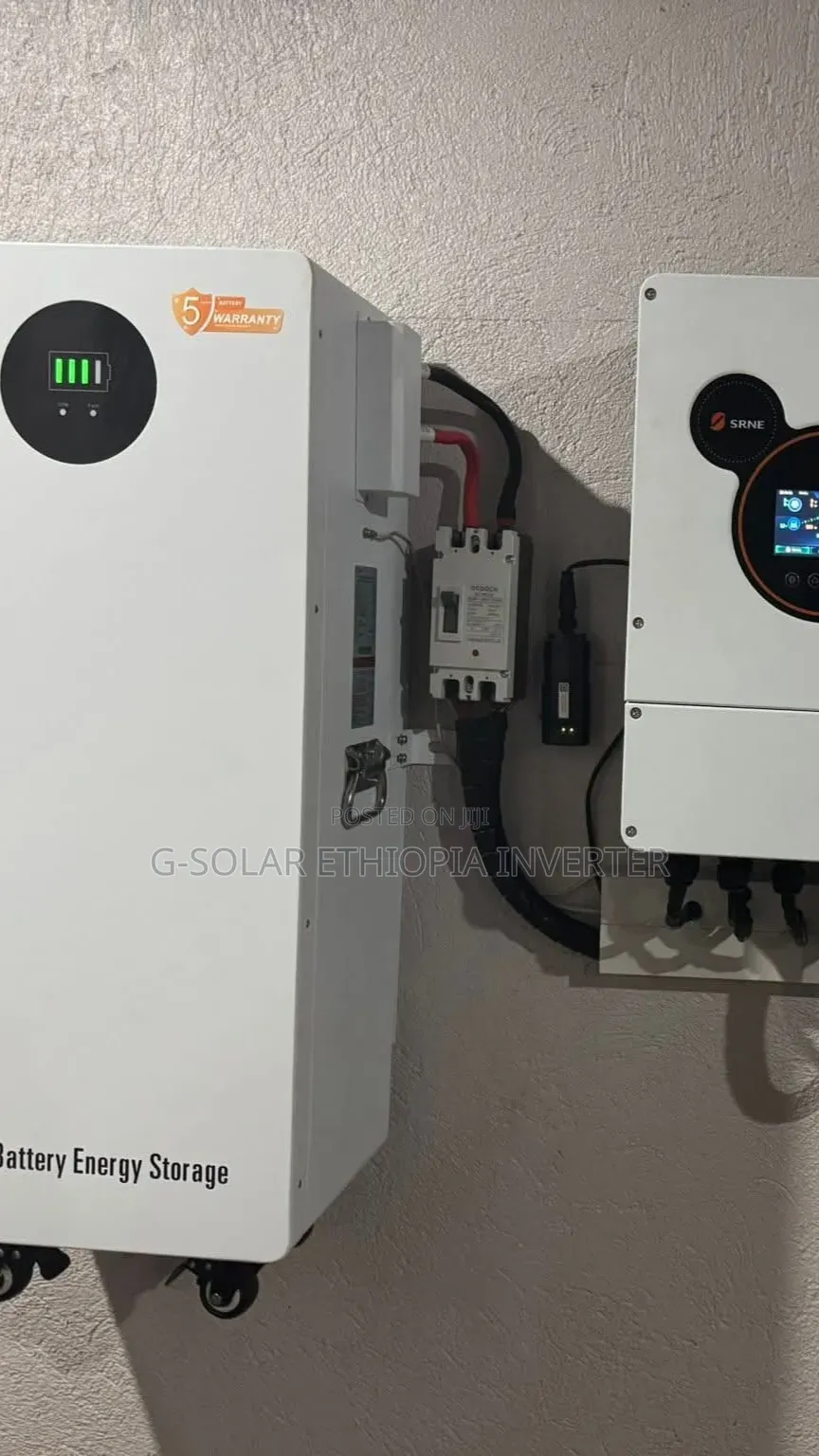 12kw Srne Hybrid Inverter With 15.36kwh Srne Lithium Battery System