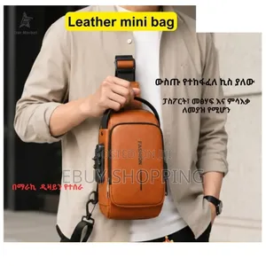 Waterproof Crossbody Bag With Built-in Usb Charging Port