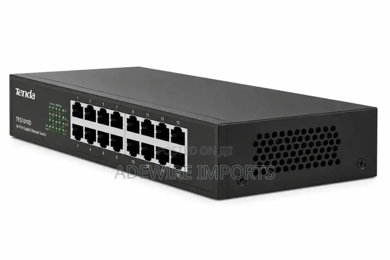 Tenda Teg1016d 16 Port Gigabit Ethernet Switch With Vat