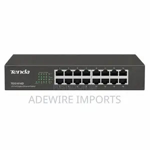Tenda Teg1016d 16 Port Gigabit Ethernet Switch With Vat