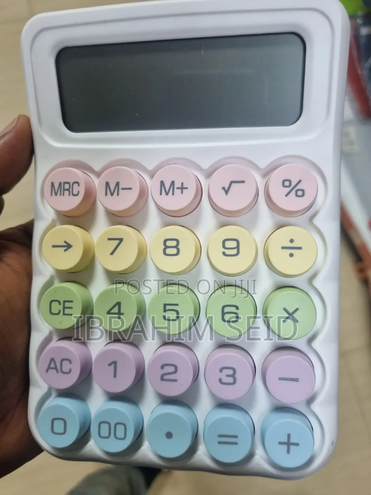 Kaerda Brand Calculator Featuring a Unique, Colorful