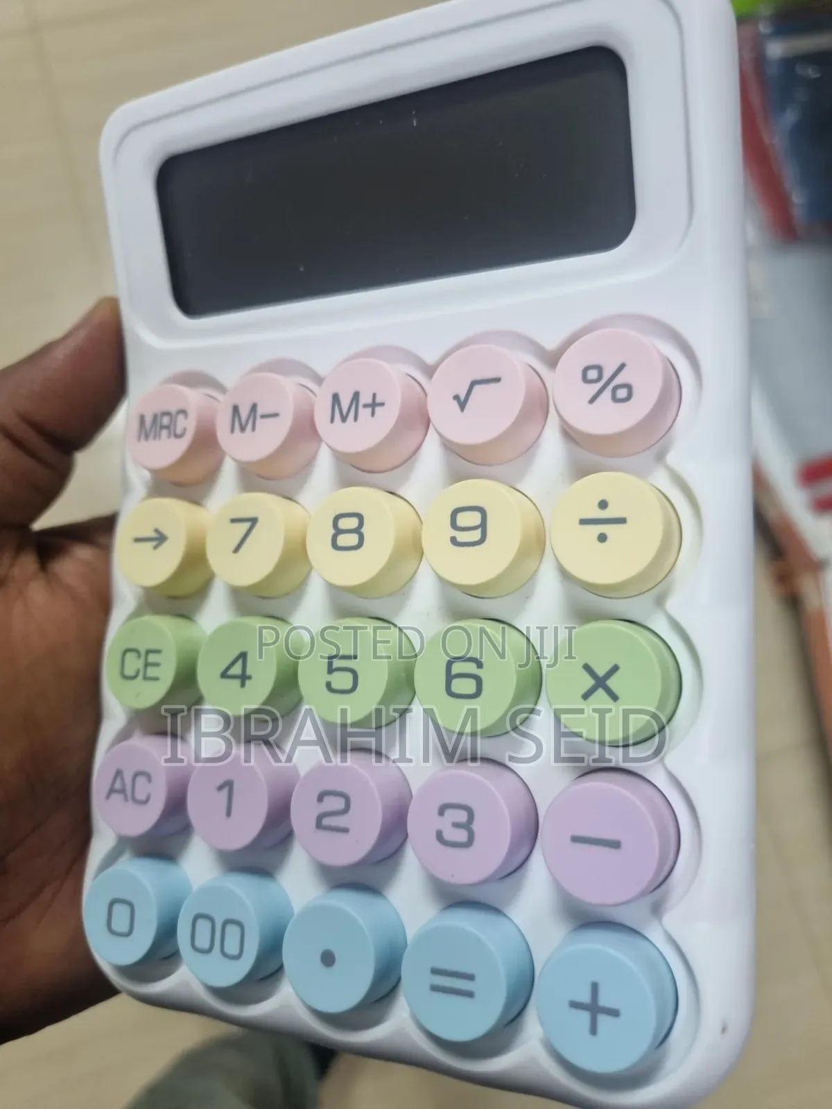 Kaerda Brand Calculator Featuring a Unique, Colorful