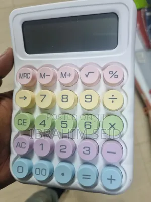 Kaerda Brand Calculator Featuring a Unique, Colorful