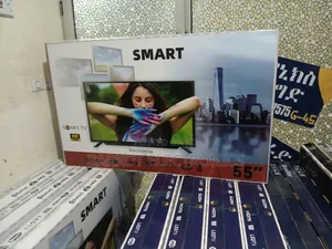 Smart Tv Smart 55 Inch Andraid Doubel Gelass 2026 Quality Hifi Spe