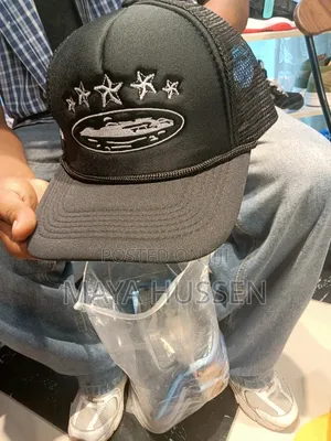 Streetwear Black Star Embroidered Trucker Hat