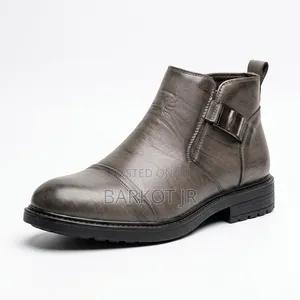 Brown, Black, Gray Chelsea Boots