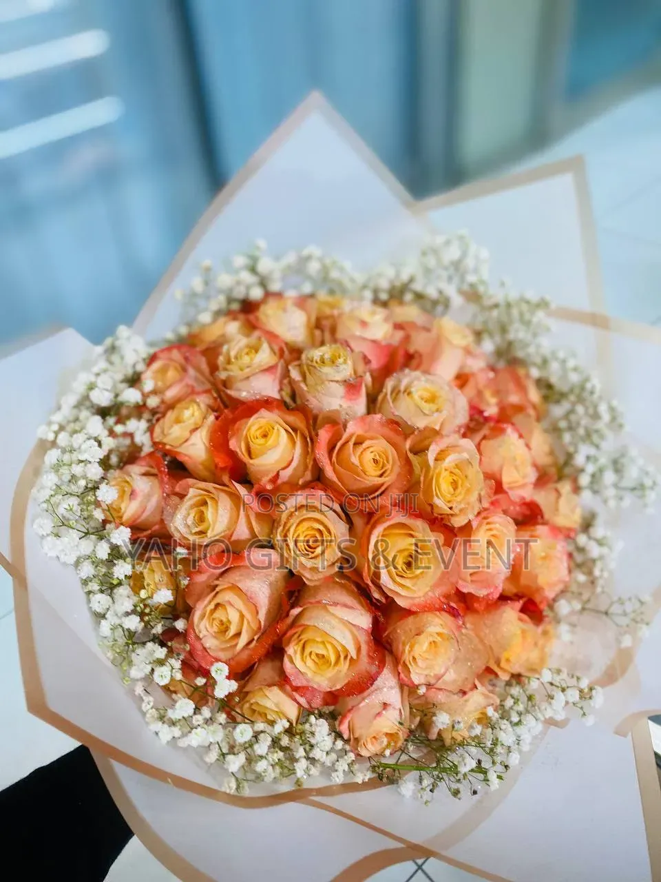 Bouquet With Pink Teddy Bear