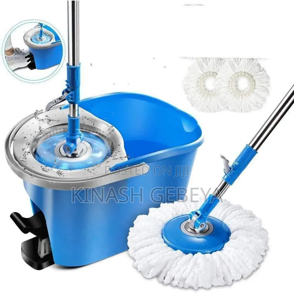 High Quality 360° Rotating Dual Drive Spin Mop