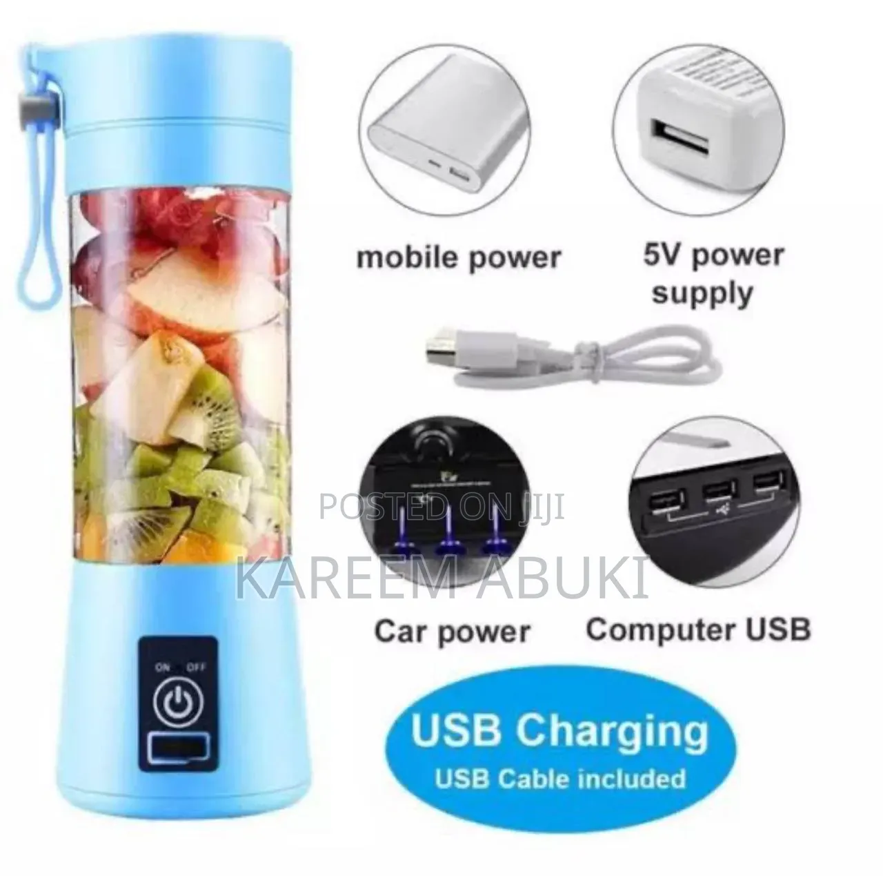 (Portable Rechargeable Juice Blender)