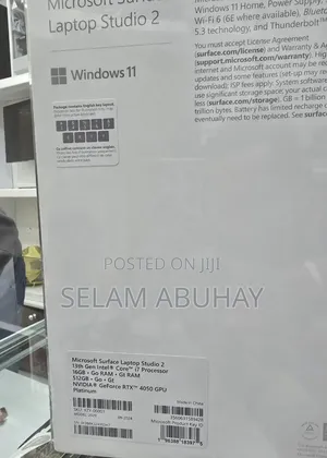 New Microsoft Surface Laptop Studio 2 16GB Intel Core i7 SSD 512GB