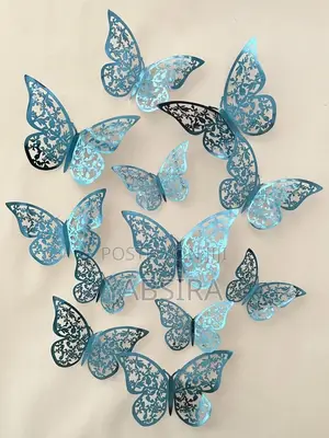 3d Butterfly Sticker 12 PCS