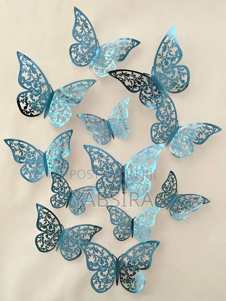 3d Butterfly Sticker 12 PCS