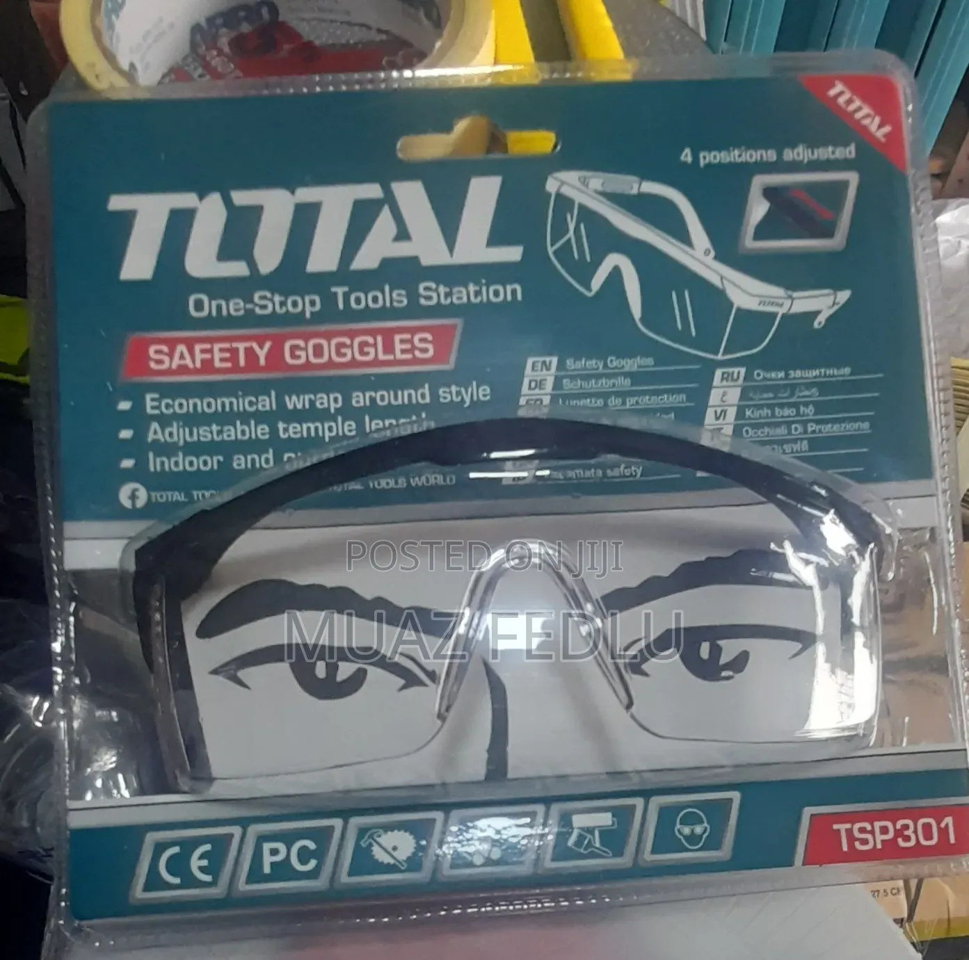 Total Safety Goggles