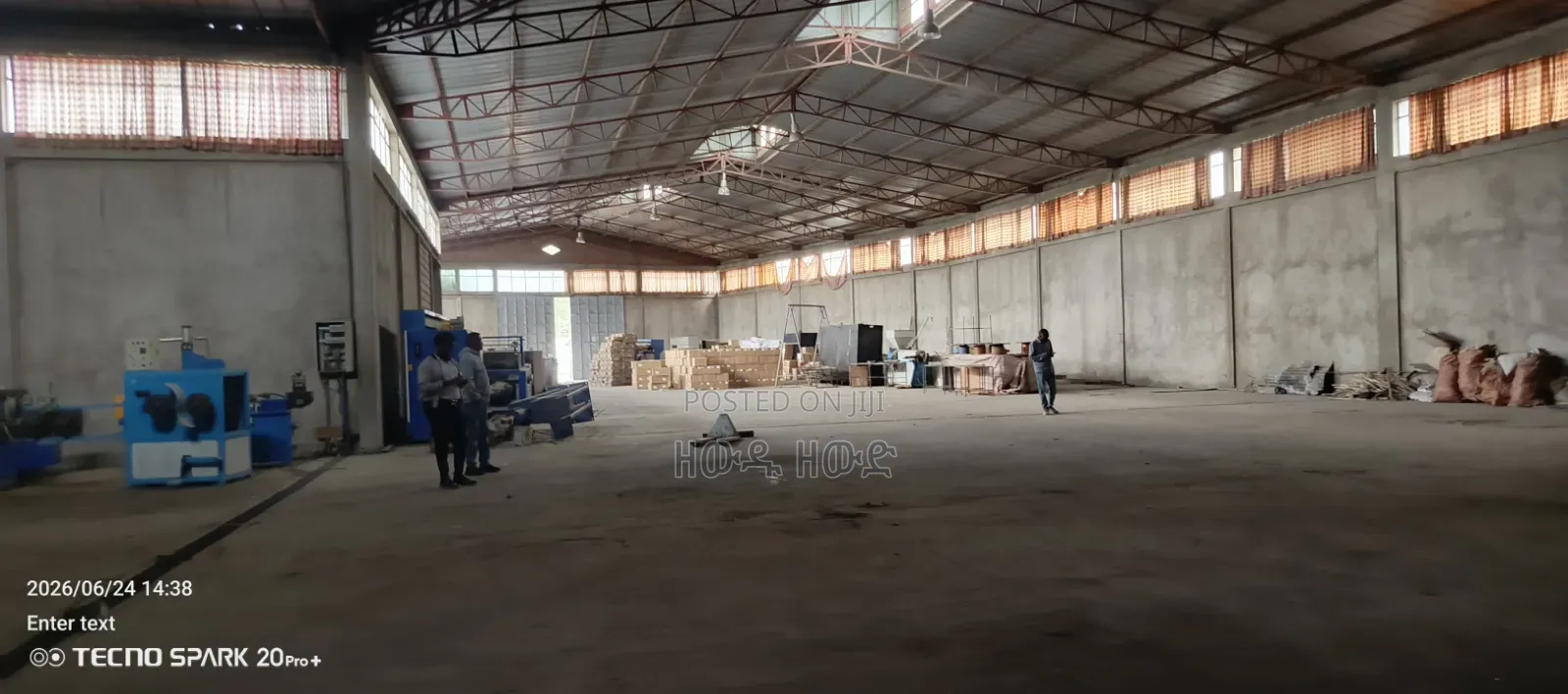 የሚከራይ መጋዝን ለፋብሪካና ለስቶር