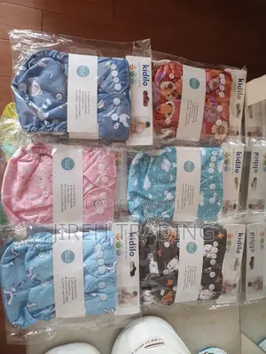 Kidilo የሕፃን ጨርቅ ዳይፐር እንደገና የሚታጠብ Kidilo Reusable Baby Cloth Diapers