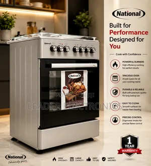 National Full Function Oven 60×60 – Stainless Steel | Premium Quality