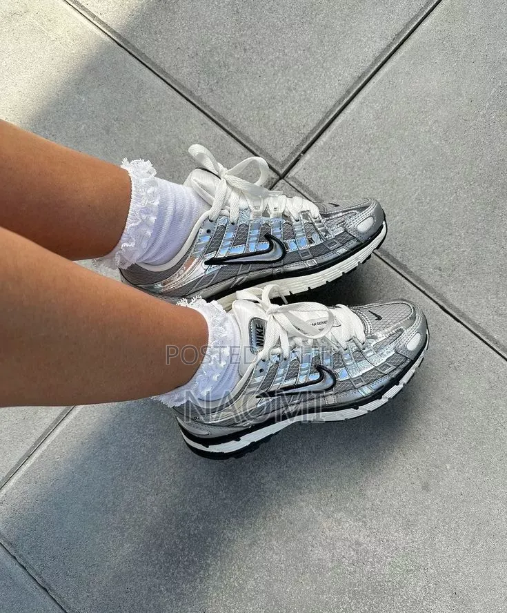 Nike Pink P6000 , Nike Sneakers ,Silver Sneakers,Walking Shoes