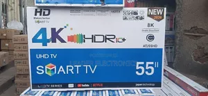 Hd Tv 55" Smart Android Tv – Modern Home Entertainment