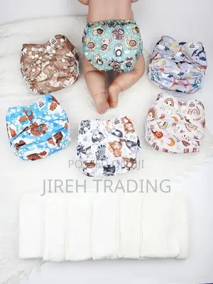 Kidilo የሕፃን ጨርቅ ዳይፐር እንደገና የሚታጠብ Kidilo Reusable Baby Cloth Diapers