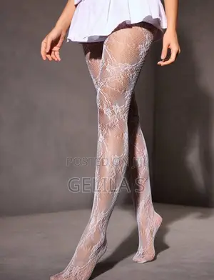 Fishnet Thigh High Stockings, Suitable for Casual, Party