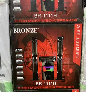 Bronze 3.1 Channel Multimedia Speaker System. Designed for Home