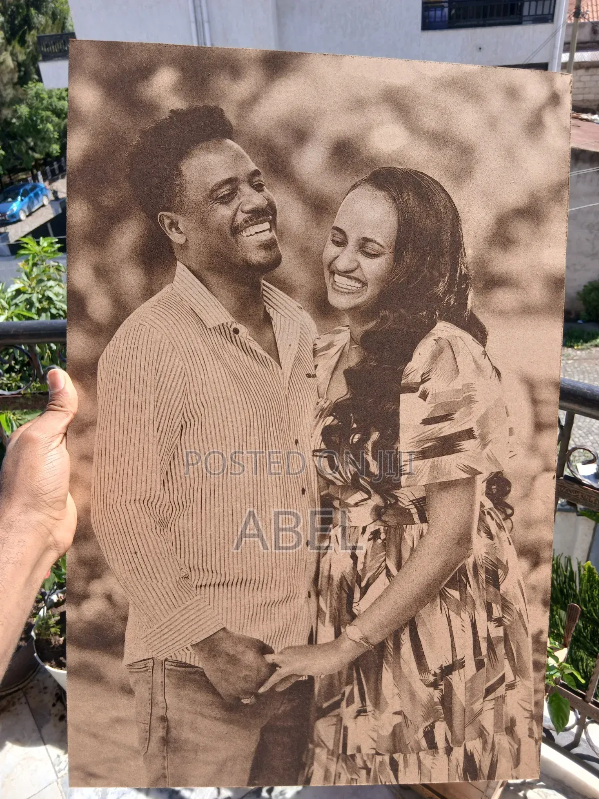 Photo Engraved on Wood(Graduation,Wedding,Birthday