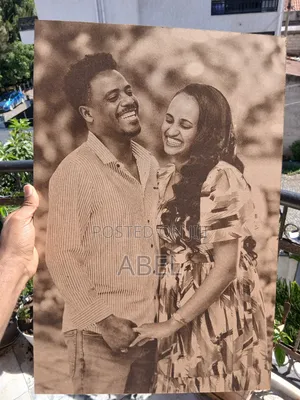 Photo Engraved on Wood(Graduation,Wedding,Birthday