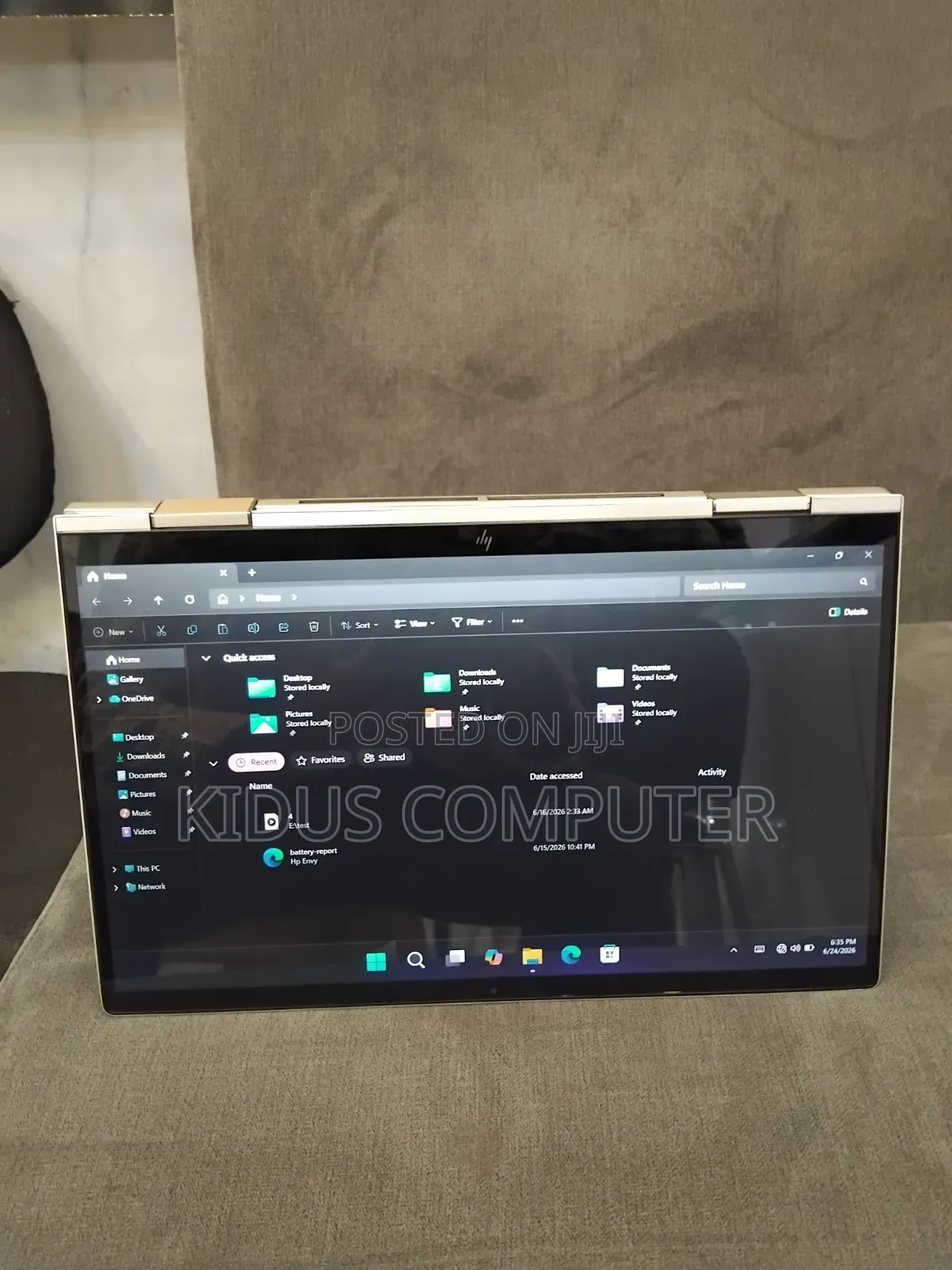 New Laptop HP Envy X360 8GB Intel Core i7 SSD 512GB