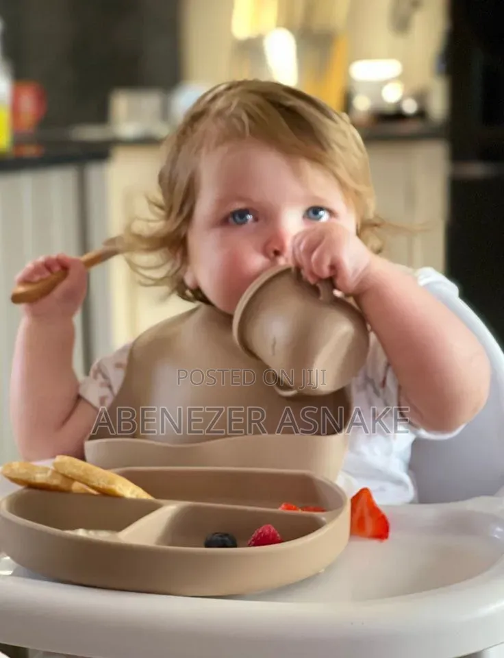 6 Pc Silicone Baby Feeding Set