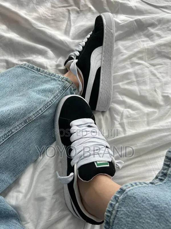 Puma Suede Xl Sneakers Black/White Fashion Shoes
