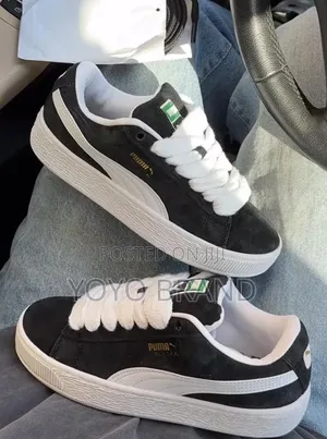 Puma Suede Xl Sneakers Black/White Fashion Shoes
