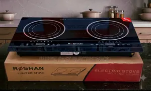 Roshan Ceramic Double Burner Electric Stove – Dual Hot Plate Cooker
