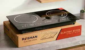 Roshan Ceramic Double Burner Electric Stove – Dual Hot Plate Cooker