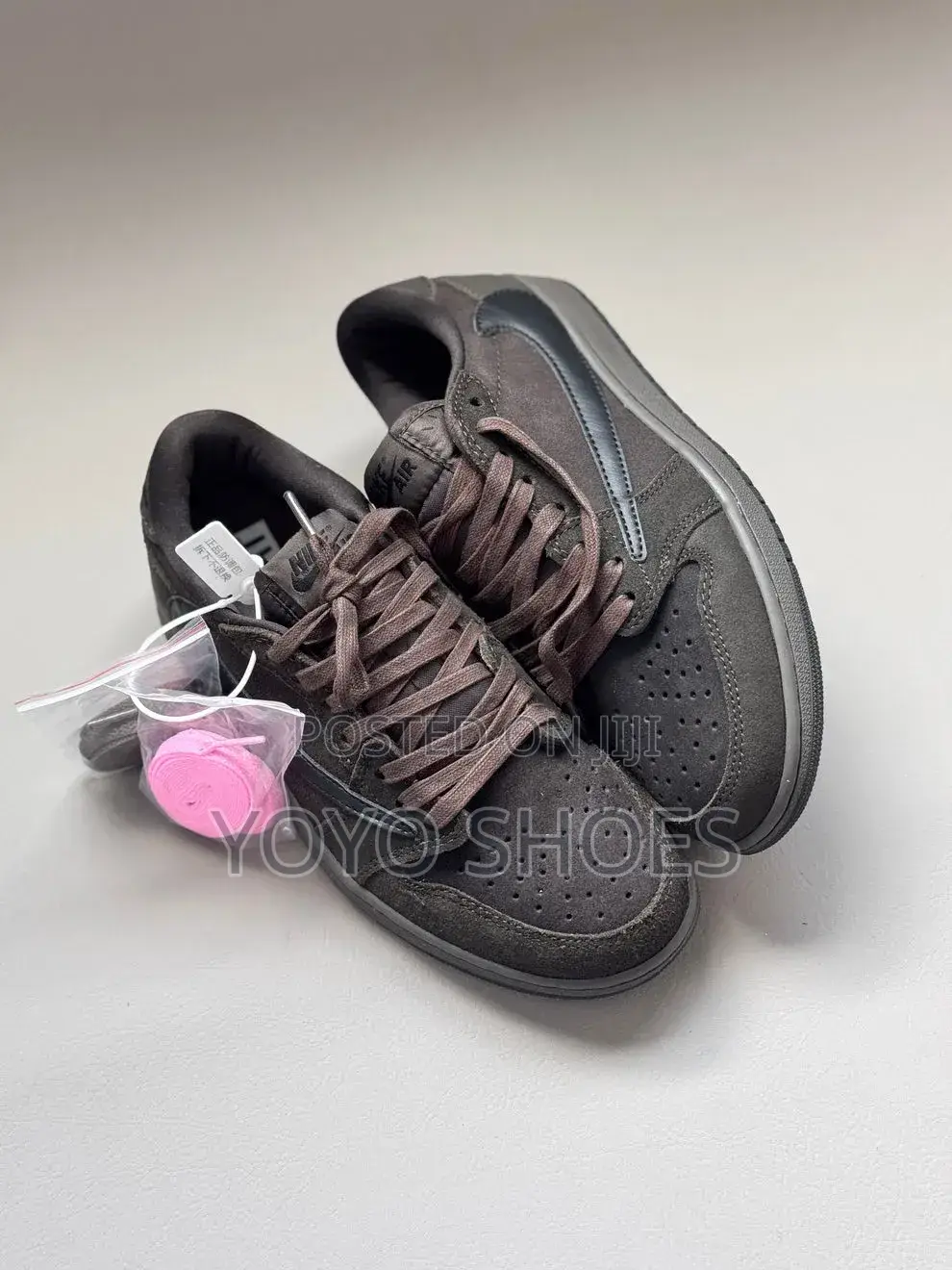 Travis Scott X Air Jordan 1 Low Og "Velvet Brown" Fashion Shoes