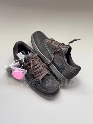 Travis Scott X Air Jordan 1 Low Og "Velvet Brown" Fashion Shoes